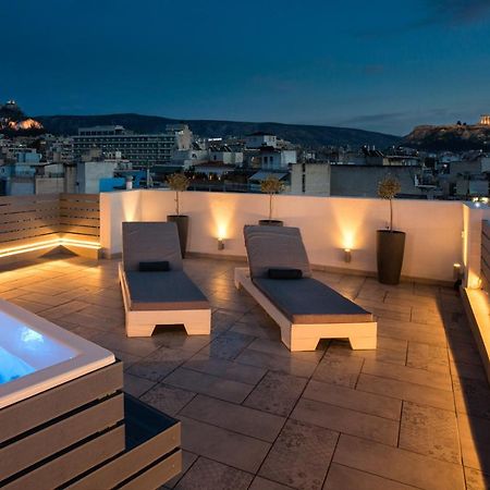 Private Jacuzzi & Acropolis View - The Loft Atene Esterno foto