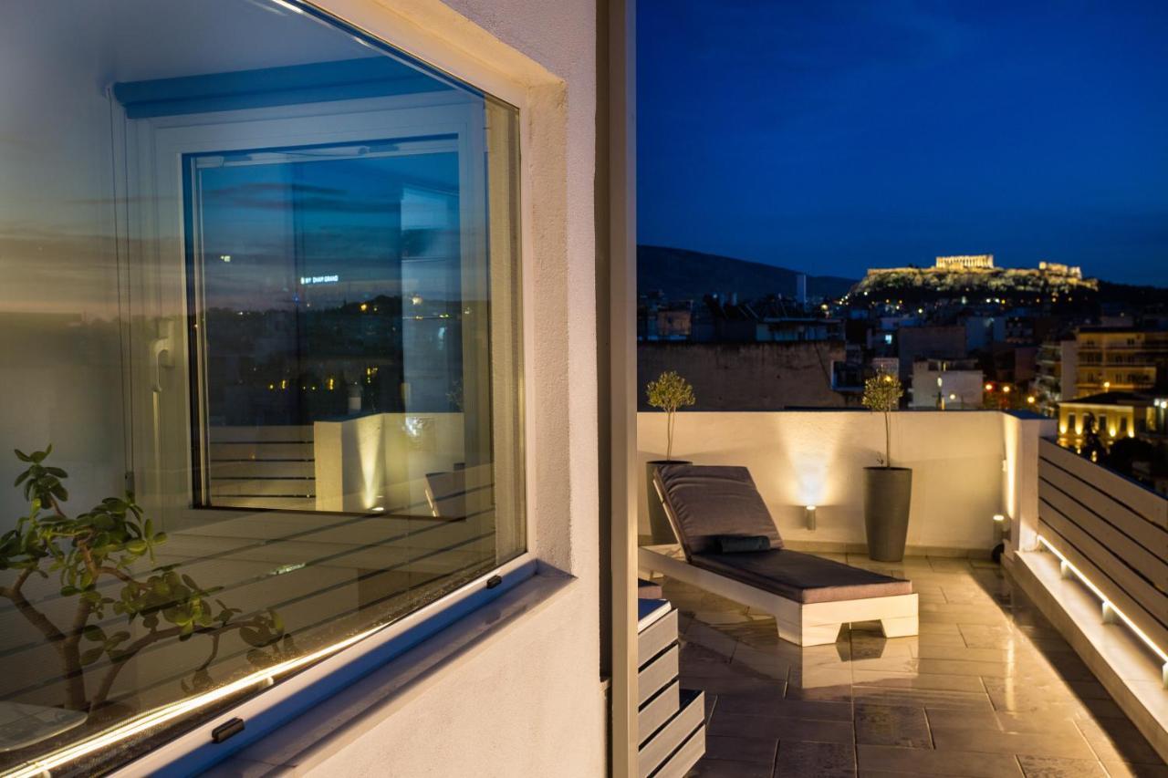 Private Jacuzzi & Acropolis View - The Loft Atene Esterno foto