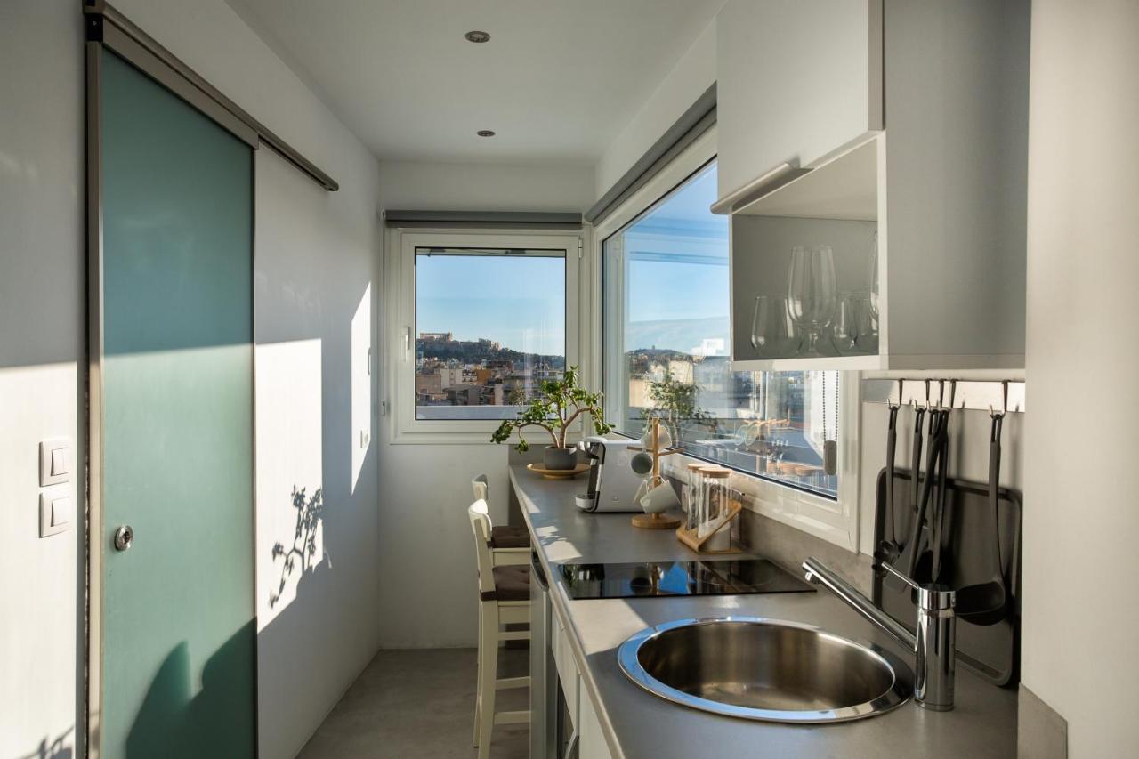 Private Jacuzzi & Acropolis View - The Loft Atene Esterno foto