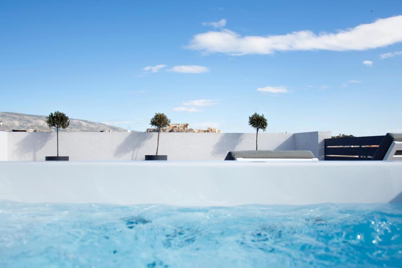 Private Jacuzzi & Acropolis View - The Loft Atene Esterno foto
